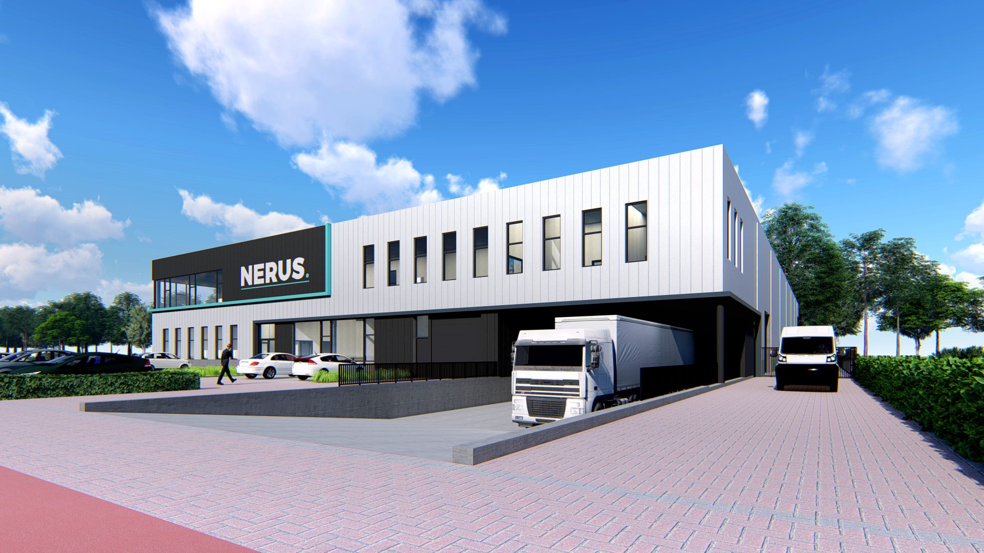 Start Nieuwbouw Bedrijfshal Nerus - Moeskops